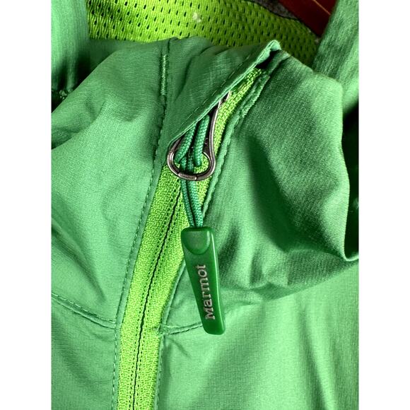 Marmot Pertex Quantum Windbreaker Outdoors Jacket Lightweight Green Mens XL Acti - Picture 5 of 10